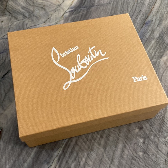 Christian Louboutin Moniquissima Paisley Red Sole Slide Sandal | Used Once - Picture 11 of 16